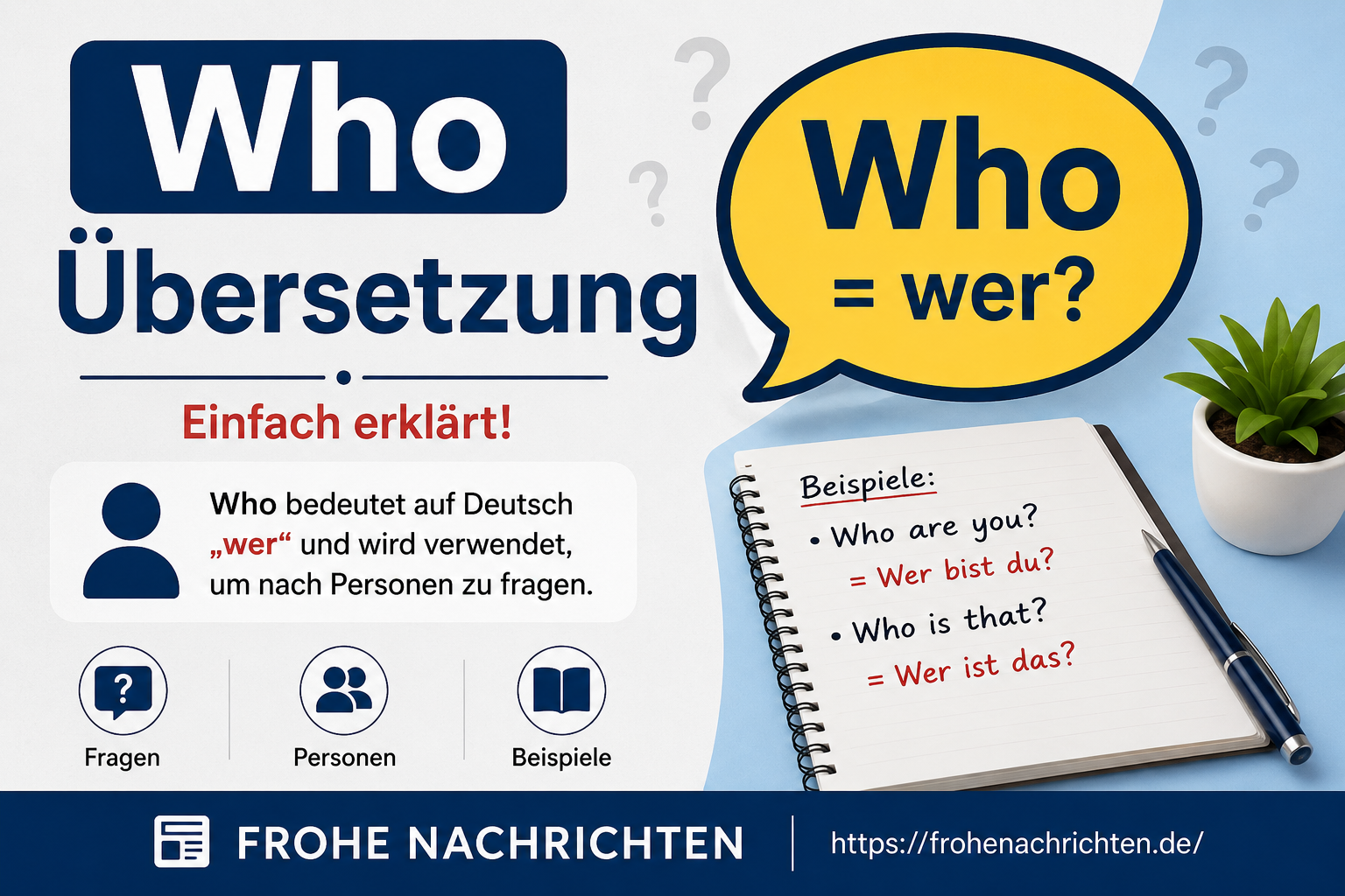 who übersetzung