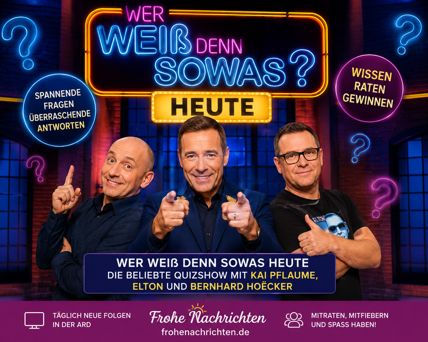 wer weiß denn sowas heute