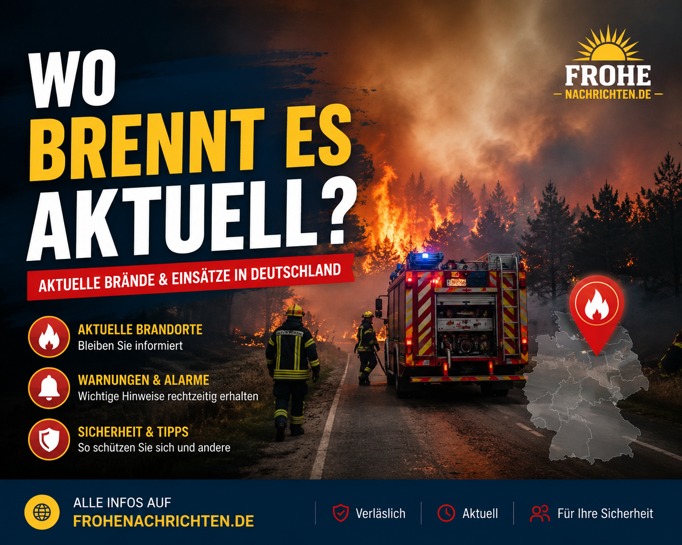 wo brennt es aktuell