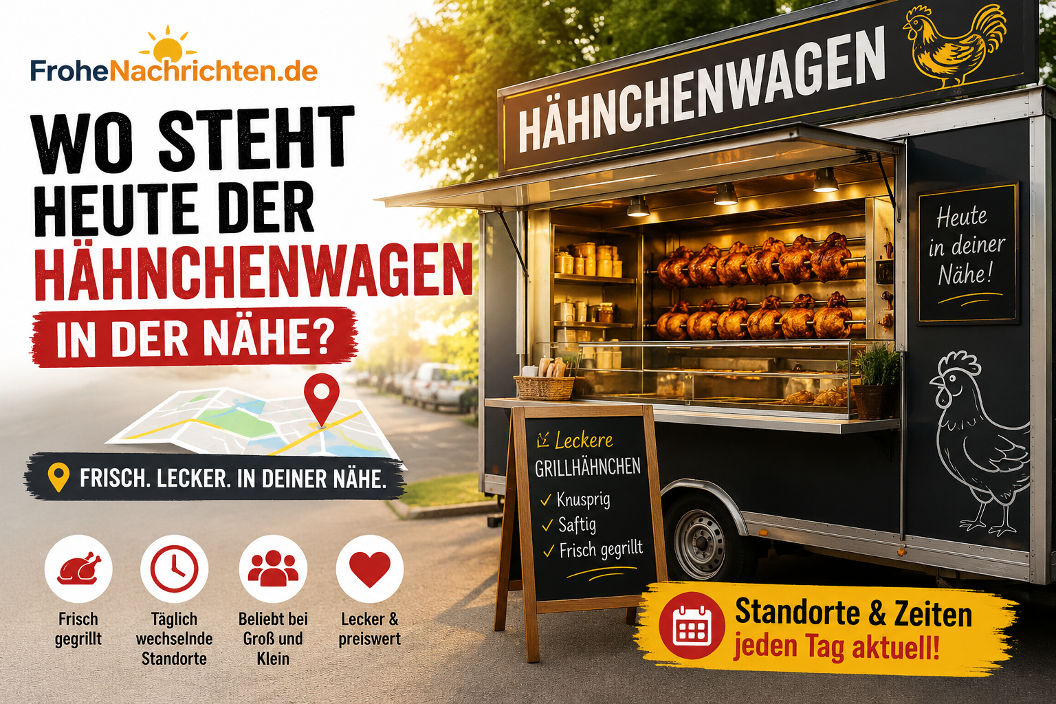 wo steht heute der hähnchenwagen in der nähe