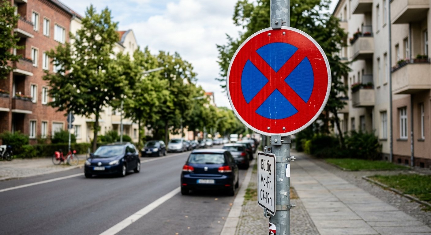 absolutes halteverbot schild