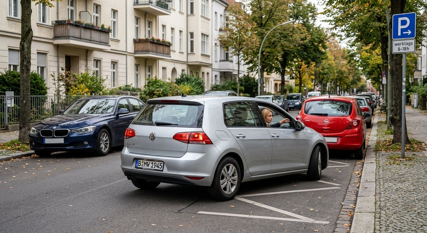 sie möchten am rechten fahrbahnrand parken