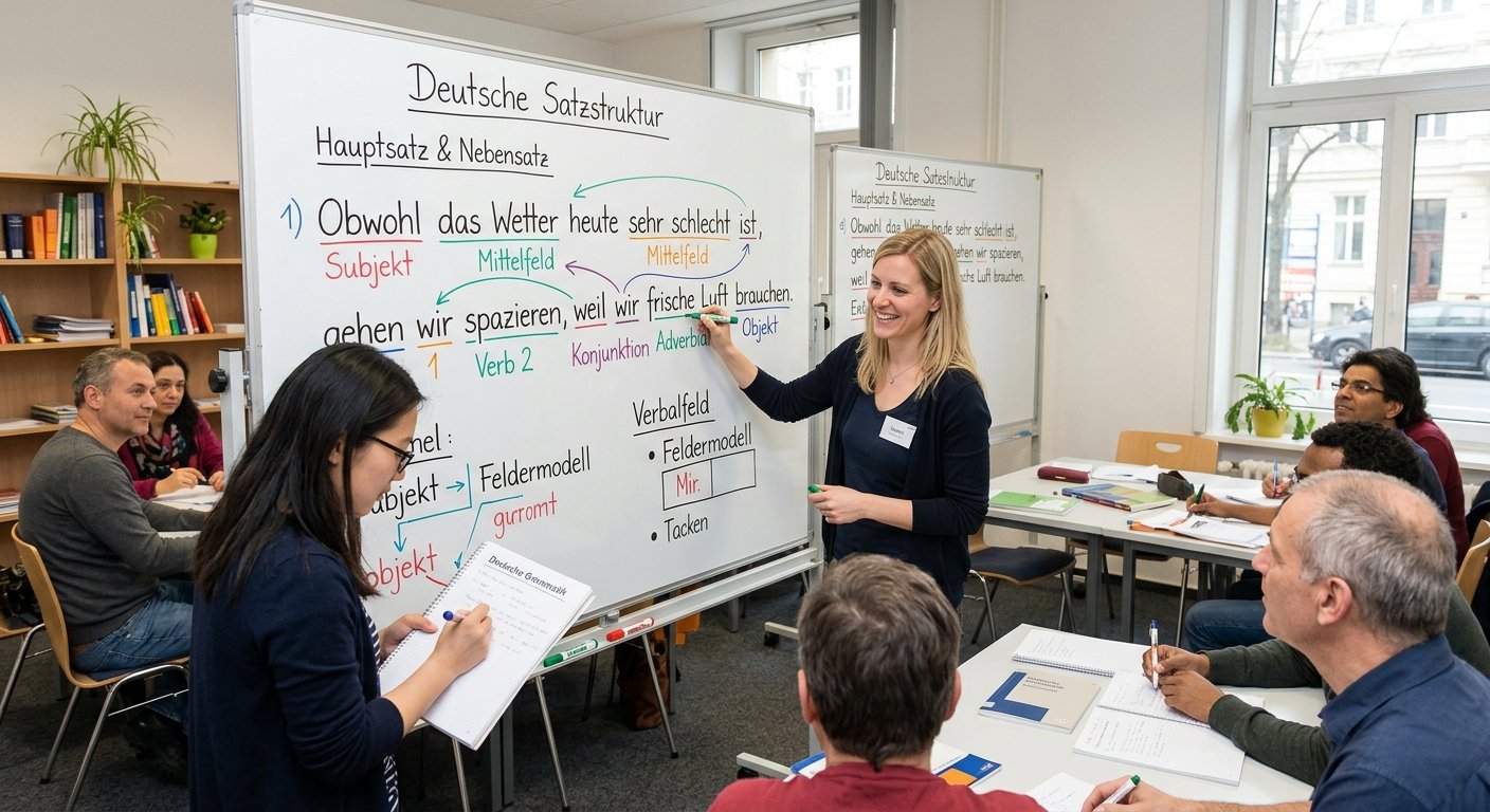 German Sentence Structure: Ein einfacher Leitfaden zur deutschen Satzstruktur